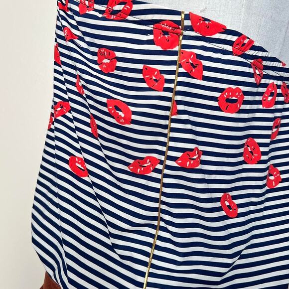 Marc jacobs blue and red lips swimwear tube top - Picture 4 of 8